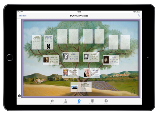 Capture d'écran Heredis iOS Capture d'écran Heredis iOS