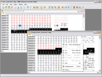 Capture d'écran Free Hex Editor Capture d'écran Free Hex Editor