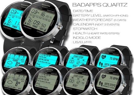 Capture d'écran BadApps Quartz Watch Face