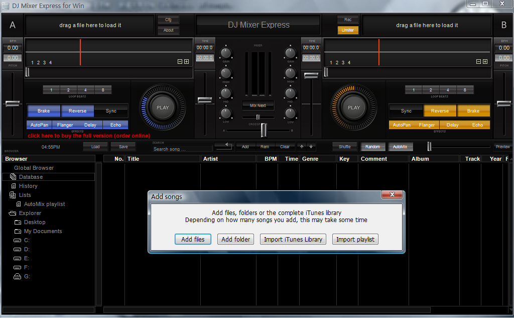 Descargar DJ Mixer Express for Windows