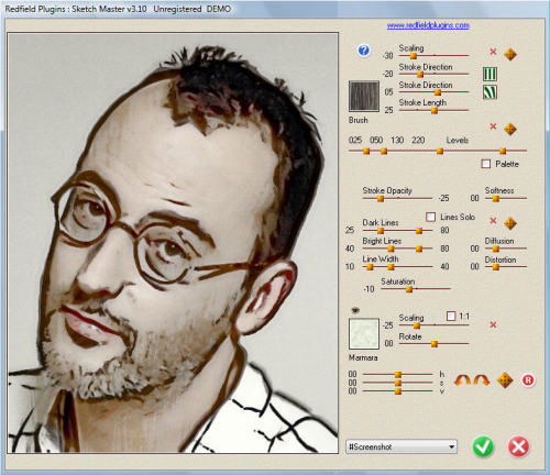 Capture d'écran Sketch Master plug-in