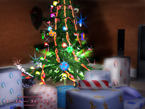 Capture d'écran 3D Merry Christmas Screensaver