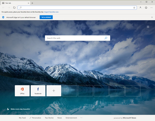Capture d'écran Microsoft Edge Mac Capture d'écran Microsoft Edge Mac