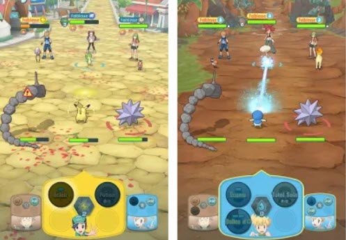 Capture d'écran Pokémon Masters Android Capture d'écran Pokémon Masters Android