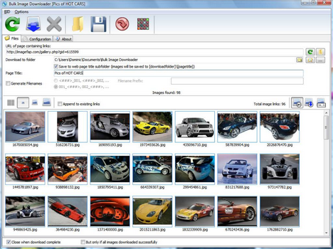Capture d'écran Bulk Image Downloader Capture d'écran Bulk Image Downloader