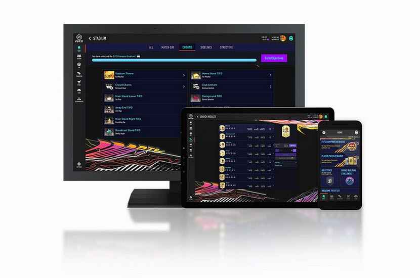Capture d'écran FIFA 21 Companion Web App Capture d'écran FIFA 21 Companion Web App