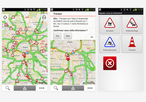 Capture d'écran V-Traffic Android Capture d'écran V-Traffic Android