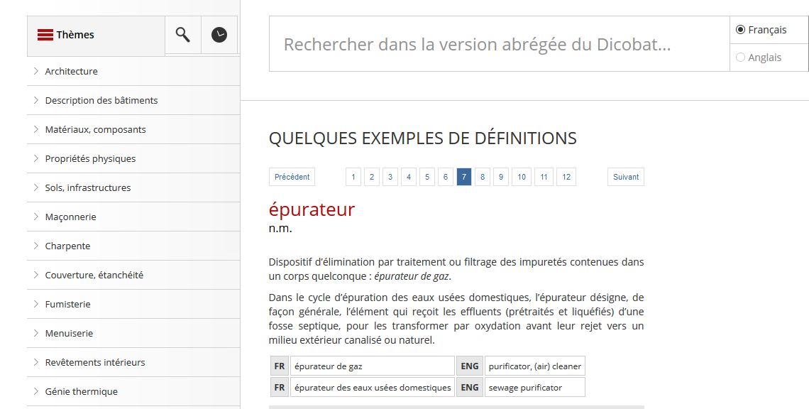 Capture d'écran Dicobat Online Capture d'écran Dicobat Online