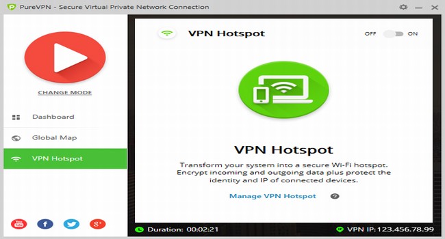 does purevpn software