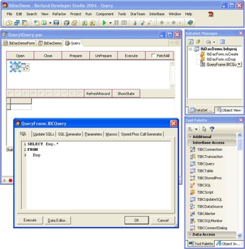 Capture d'écran InterBase Data Access Components Capture d'écran InterBase Data Access Components
