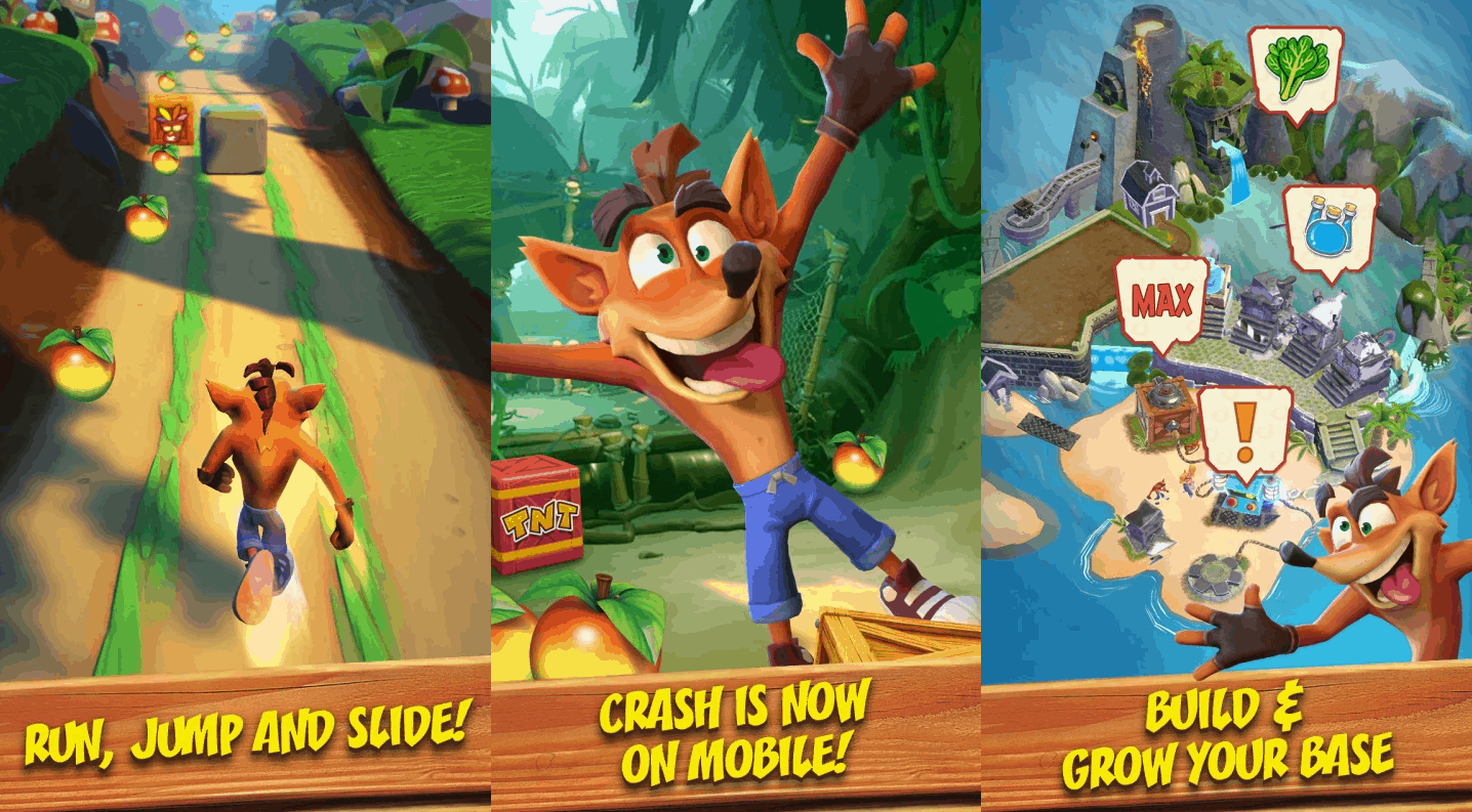 Capture d'écran Crash Bandicoot Android Capture d'écran Crash Bandicoot Android