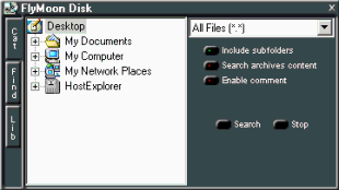 Capture d'écran FlymoonDisk
