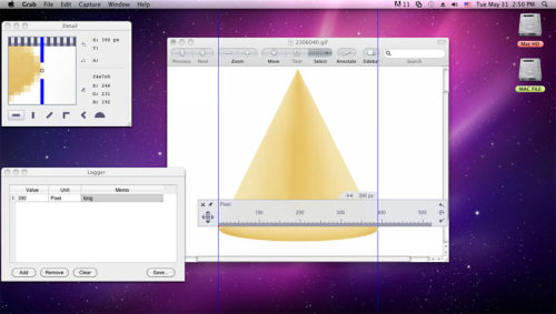 Capture d'écran Onde Screen Rulers for Mac Capture d'écran Onde Screen Rulers for Mac