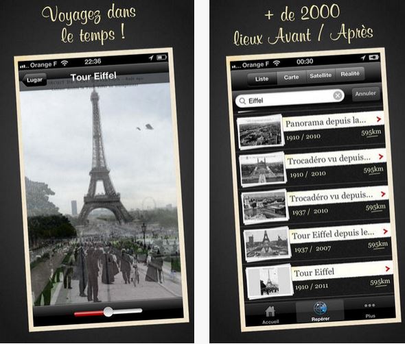 Capture d'écran Paris Avant iOS