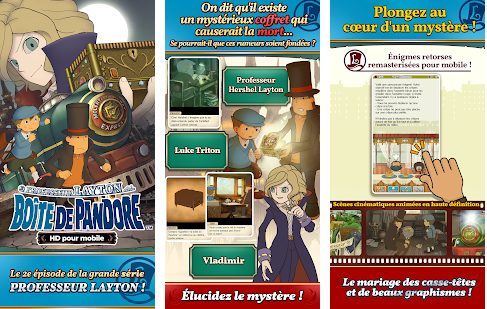 Capture d'écran Layton : boîte de Pandore Android Capture d'écran Layton : boîte de Pandore Android