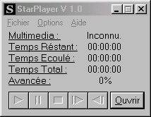 Capture d'écran StarPlayer