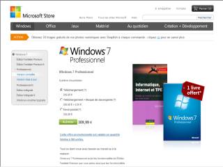 Capture d'écran Windows 7 Professionnel Capture d'écran Windows 7 Professionnel