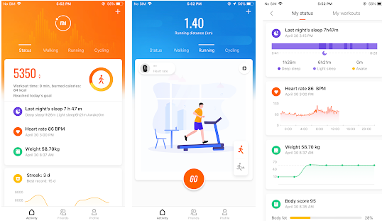 Capture d'écran Mi Fit Android Capture d'écran Mi Fit Android