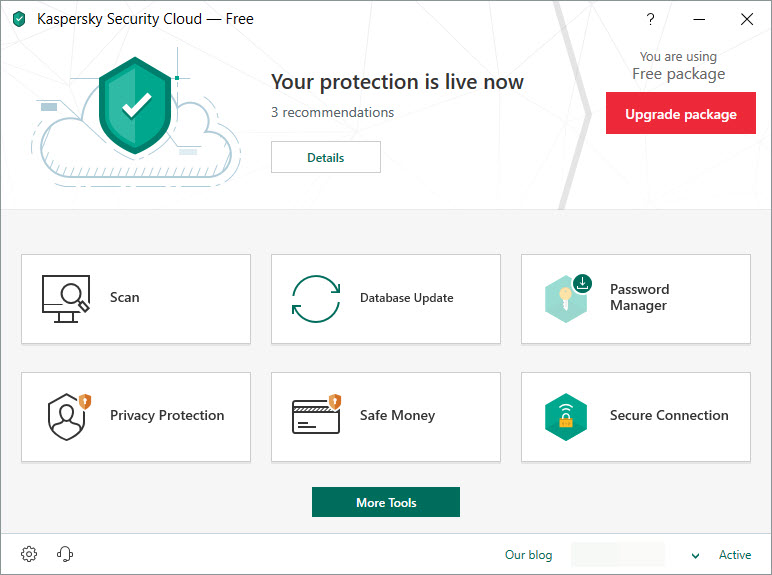 Capture d'écran Kaspersky Security Cloud Free Capture d'écran Kaspersky Security Cloud Free