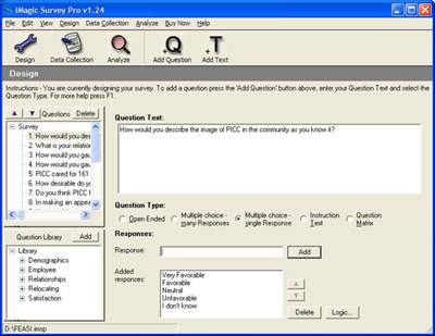 Capture d'écran iMagic Survey Pro Software