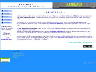 Capture d'écran EasyFact DOS