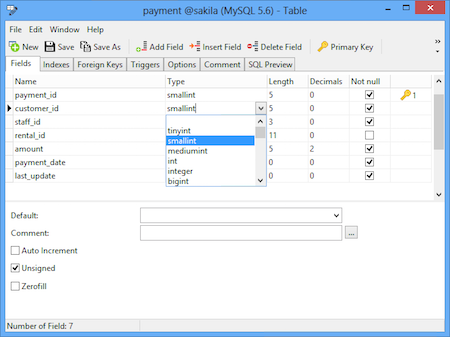 Capture d'écran Navicat for MySQL (Windows) – v11 Capture d'écran Navicat for MySQL (Windows) – v11