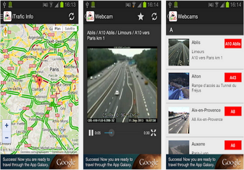 Capture d'écran Trafic Info & Webcams Android Capture d'écran Trafic Info & Webcams Android