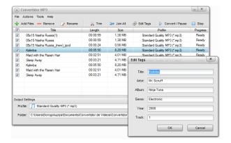 Capture d'écran Convertisseur MP3