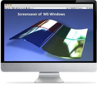 Capture d'écran MS Windows Screensaver