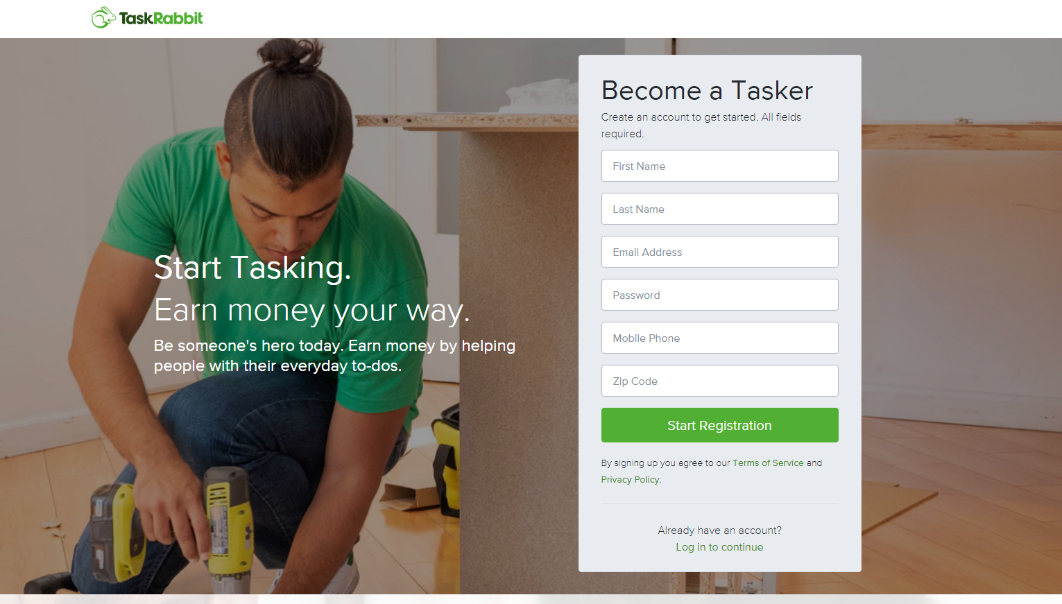 Capture d'écran TaskRabbit Capture d'écran TaskRabbit