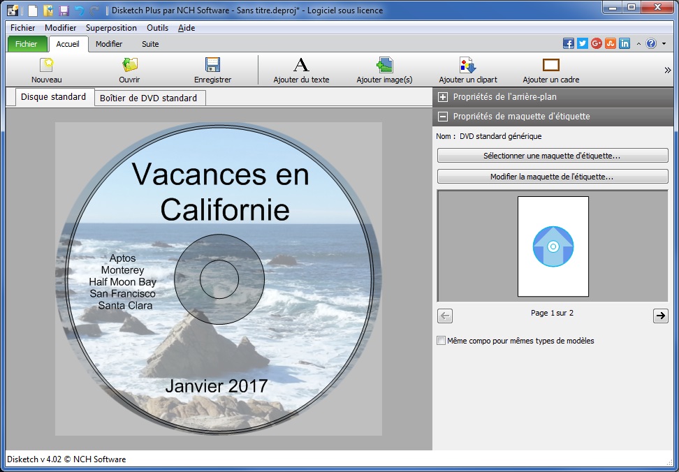 Download Disketch - Logiciel Gratuit Detiquettes De Cd - Logitheque English