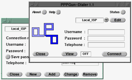 Capture d'écran PPPGun-Dialer