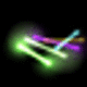 Logo Neon Lines Screensaver