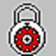 Logo Password Protected Lock