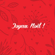 Logo Modèle de menu de Noël Word