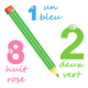Logo Apprendre chiffres et couleurs