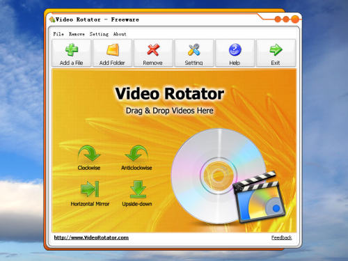 Capture d'écran Video Rotator