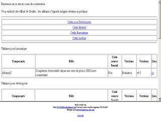 Capture d'écran API VDCS