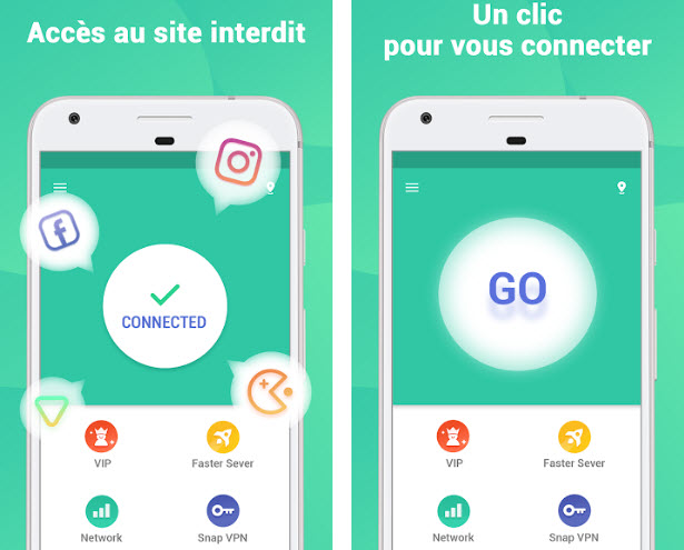 Capture d'écran Snap Master VPN Android Capture d'écran Snap Master VPN Android