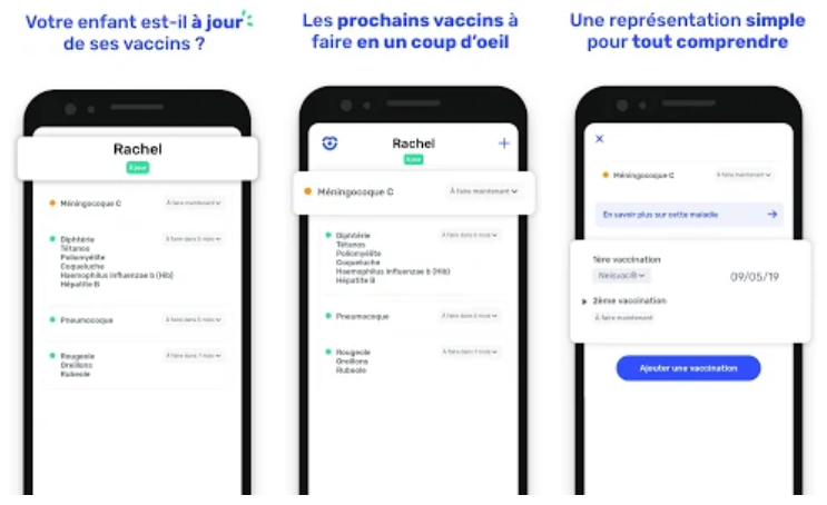 Capture d'écran Biloba – Vaccins des enfants Mobile Capture d'écran Biloba – Vaccins des enfants Mobile