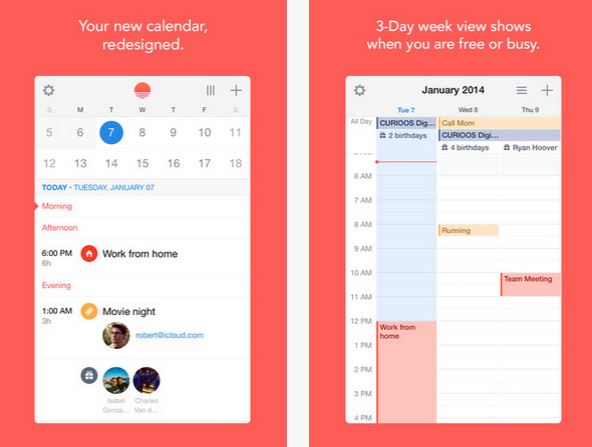 Capture d'écran Sunrise Calendar Android Capture d'écran Sunrise Calendar Android