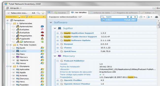 Capture d'écran Total Network Inventory 4.0.0 Capture d'écran Total Network Inventory 4.0.0