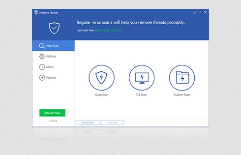 Capture d'écran Malware Hunter Capture d'écran Malware Hunter