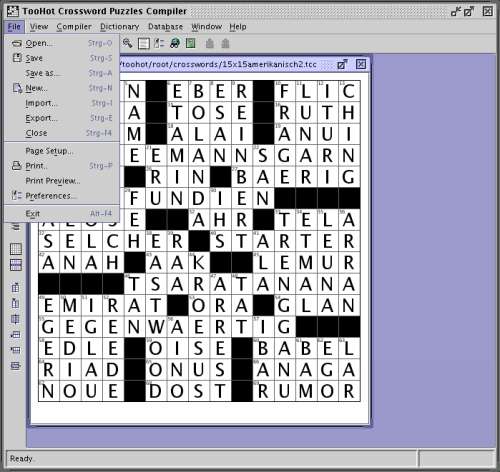 Arensus crossword puzzle editor for mac