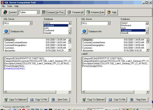Descargar SQL Server Comparison Tool