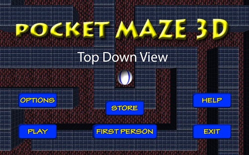 Capture d'écran Pocket Maze 3D