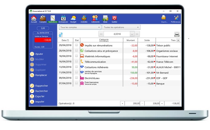 Capture d'écran Comptabilité TPE MAC – MonoCompte GRATUIT Capture d'écran Comptabilité TPE MAC – MonoCompte GRATUIT