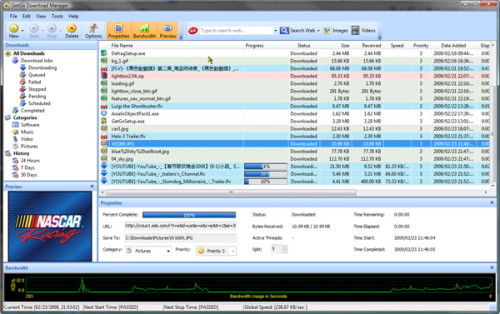 Capture d'écran GetGo Download Manager Capture d'écran GetGo Download Manager
