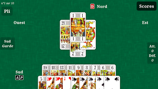 Jeu De Tarot En Ligne Gratuit 4 Donnes Tarot à 4 Android : Télécharger la dernière version - Logitheque