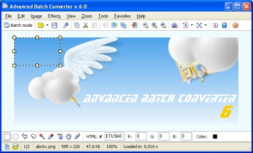 Capture d'écran Advanced Batch Converter Capture d'écran Advanced Batch Converter